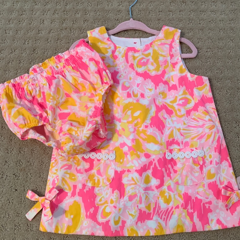 Lilly Pulitzer Sz18-24 Month Shift Dress- Like New